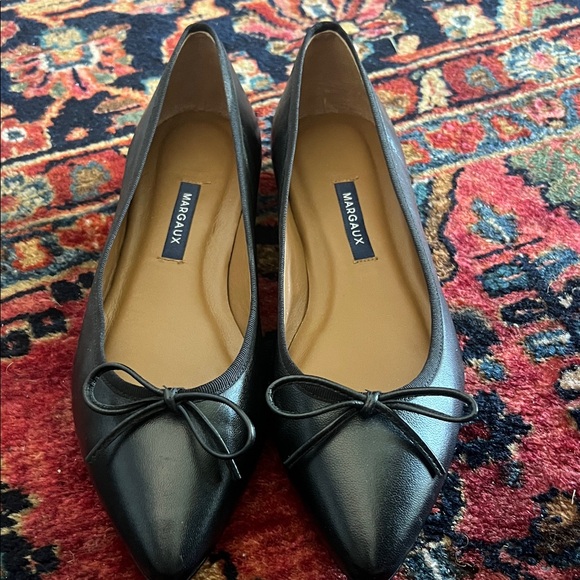 Margaux “The Pointe” black Flats - Picture 4 of 4